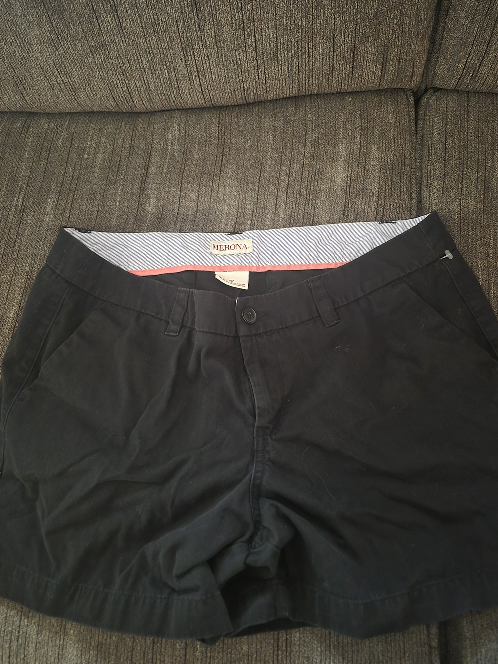 Merona Black Men's Chino Shorts